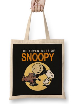 Humuts Tin Tin And Snoopy Bez Çanta Uzun Saplı