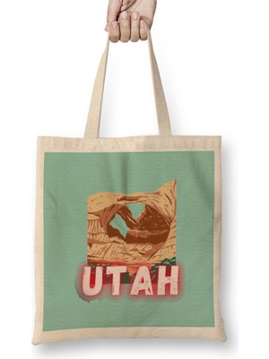 Utah Vintage Bez Çanta Uzun Saplı