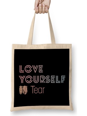 Humuts Bts Bangtan Boys Love Yourself Tear Bez Çanta Uzun Saplı