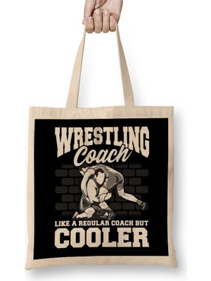 Humuts Wrestling Coach Like A Regular Coach But Cooler Bez Çanta Uzun Saplı