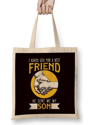 Son Father Friends Children Papa Poppa Dad Daddy Stepdad Bez Çanta Uzun Saplı
