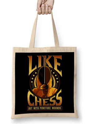 Humuts Like Chess But With Puncture Wounds Funny Fencing Bez Çanta Uzun Saplı