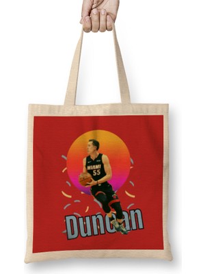 Duncan Robinson Vintage Art - Legend Basketball Gift Bez Çanta Uzun Saplı