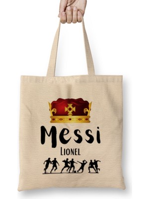 The King Of Football Lionel Messi Bez Çanta Uzun Saplı