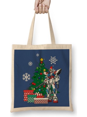 Humuts Gundam Around The Christmas Tree Bez Çanta Uzun Saplı