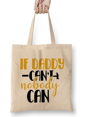 Babalar Günü Babaya Hediye 00112 Bez Çanta Uzun Saplı