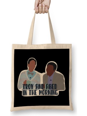 Humuts Troy And Abed In The Mooooorning Bez Çanta Uzun Saplı