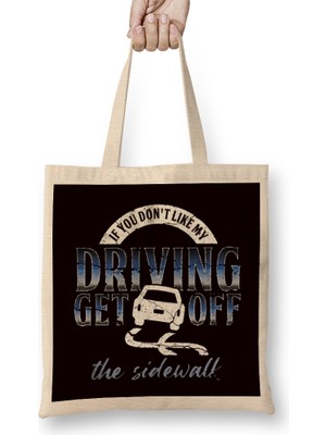 Humuts Driving Instructor Teacher School Lesson Driver´s License Bez Çanta Uzun Saplı