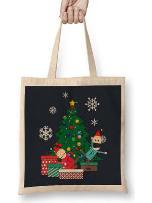 Humuts Terrance And Phillip Around The Christmas Tree Bez Çanta Uzun Saplı