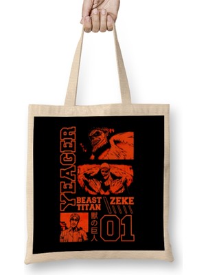 Humuts Attack On Titan Zeke Bez Çanta Uzun Saplı