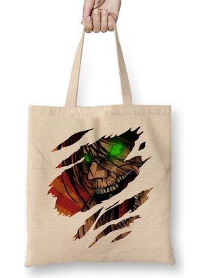 Humuts Eren Titan Attack On Titan Eren Jaeger 01 Bez Çanta Uzun Saplı