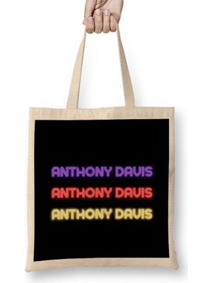 Anthony Davis - Basketball Gifts Vintage Retro Rainbow Quotes For Boys And Dad Bez Çanta Uzun Saplı