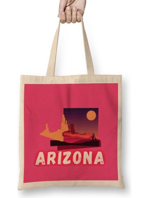 Humuts Arizona American Bez Çanta Uzun Saplı