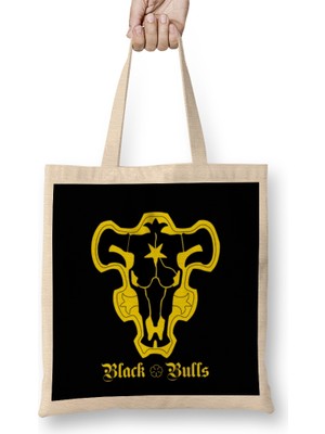 Humuts Black Clover Black Bulls Bez Çanta Uzun Saplı