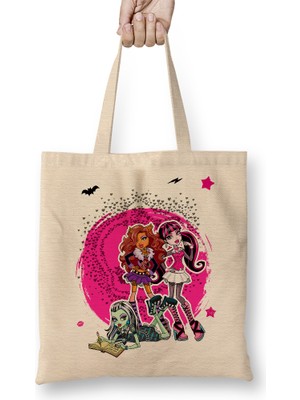 Kişiye Özel Sevgililer Günü Sevgiliye Hediye 02 Bez Çanta Uzun Saplı