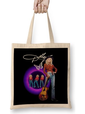 Humuts Dolly Parton Bez Çanta Uzun Saplı