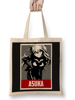 Humuts Asuka Langley Evangelion Bez Çanta Uzun Saplı
