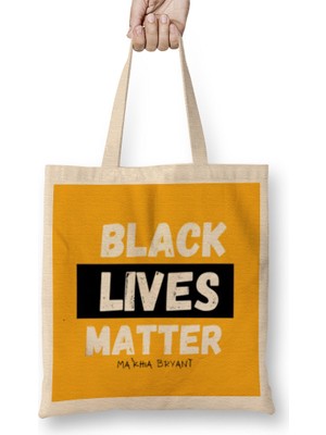Humuts Ma’khia Bryant Black Lives Matter Bez Çanta Uzun Saplı
