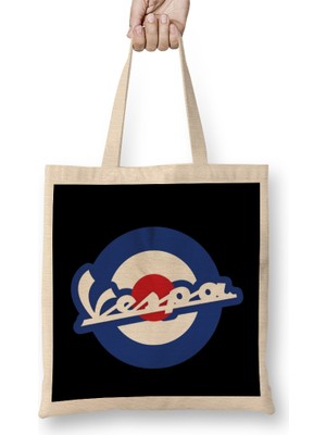 Humuts Vespa Lovers Ride With Style Bez Çanta Uzun Saplı