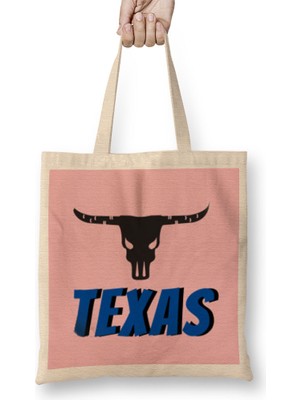 Humuts Texas Vintage Bez Çanta Uzun Saplı