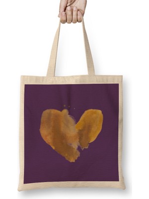 Humuts Funny Coffee Drinks Art Lover Gift Quote - Vintage Retro Rainbow Style Bez Çanta Uzun Saplı