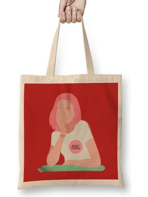 Humuts Amc Stock To The Moon Queens Bez Çanta Uzun Saplı