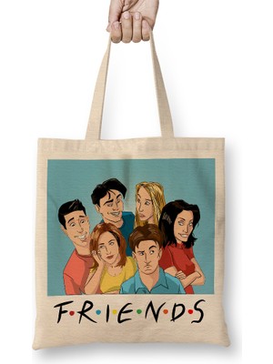 Humuts Chandler Bing Friends All Star 03 Bez Çanta Uzun Saplı