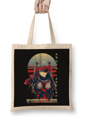 Humuts Asuka Langley Sohryu Evangelion 02 Bez Çanta Uzun Saplı