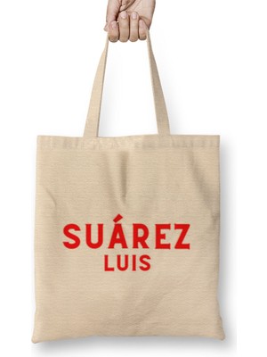Humuts Luis Suarez Carton Art Bez Çanta Uzun Saplı