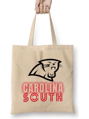 South Carolina State Flag Gift - Vintage Retro Rainbow Style Bez Çanta Uzun Saplı