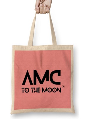 Humuts Amc Stock To The Moon Queens Bez Çanta Uzun Saplı