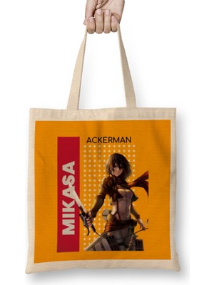 Humuts Mikasa Ackerman Attack On Titan Bez Çanta Uzun Saplı