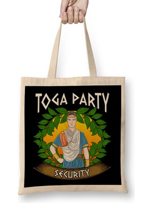 Humuts Toga Party Security Guard Funny Fraternity Party Bez Çanta Uzun Saplı