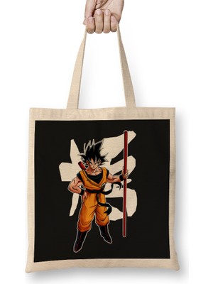 Humuts Son Goku 01 Bez Çanta Uzun Saplı