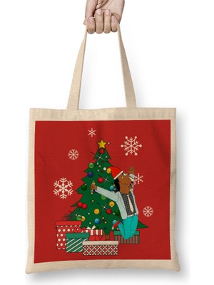 Bojack Horseman Around The Christmas Tree Bez Çanta Uzun Saplı