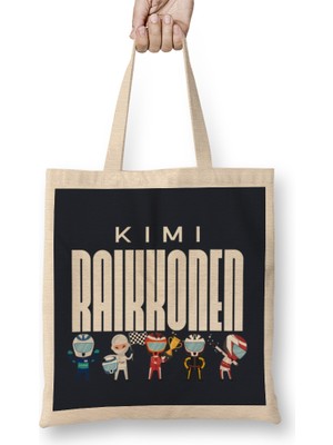 Kimi Raikkonen 01 Bez Çanta Uzun Saplı