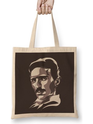 Nikola Tesla Bez Çanta Uzun Saplı