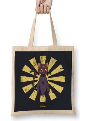 Humuts Luna Retro Japanese Sailor Moon Bez Çanta Uzun Saplı