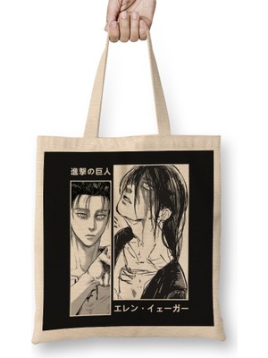 Humuts Eren Jaeger Attack On Titan Bez Çanta Uzun Saplı
