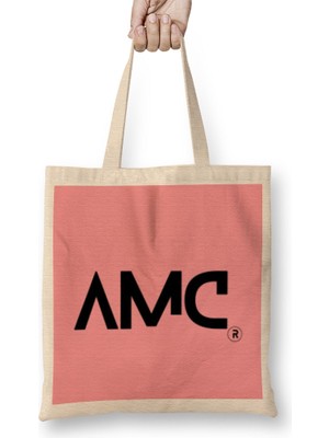 Amc Stock To The Moon Queens Pin Bez Çanta Uzun Saplı