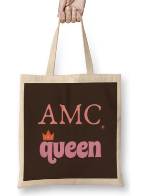 Humuts Amc Stock To The Moon Queens Bez Çanta Uzun Saplı