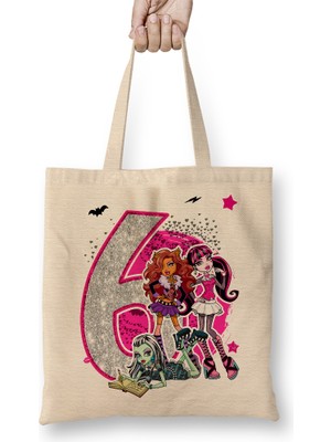 Kişiye Özel Anneler Günü Annelere Hediye 18 Bez Çanta Uzun Saplı