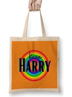 Humuts Harry Kane - Vintage Retro Rainbow Style Bez Çanta Uzun Saplı
