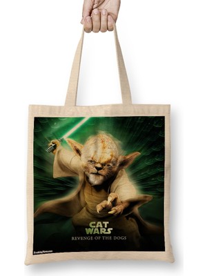 Humuts Star Cat Wars 014 Bez Çanta Uzun Saplı