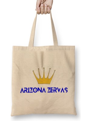 Humuts Arizona- Vintage Retro Style Art Bez Çanta Uzun Saplı