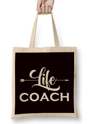 Life Coach Mentor Trainer Mindset Coaching Influencer Blog Bez Çanta Uzun Saplı