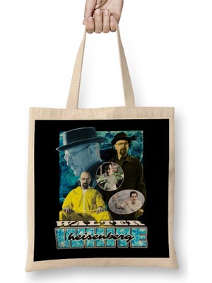 Humuts Breaking Bad Vintage Walter White Bez Çanta Uzun Saplı