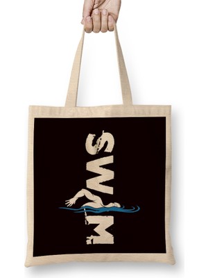 Humuts Swim Swimmer Athlete Swimming Indoor Freestyle Pool Coach Bez Çanta Uzun Saplı