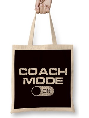Coach Mode Trainer Mentor Mindset Influencer Content Creator Bez Çanta Uzun Saplı