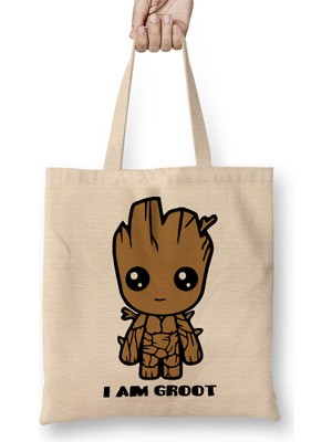 Humuts Marvel - Groot 2 I Am Groot Bez Çanta Uzun Saplı
